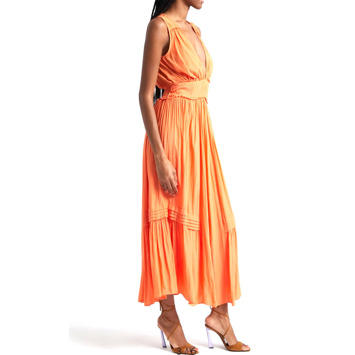 Ramy Brook Deirdre Dress Tropical Orange