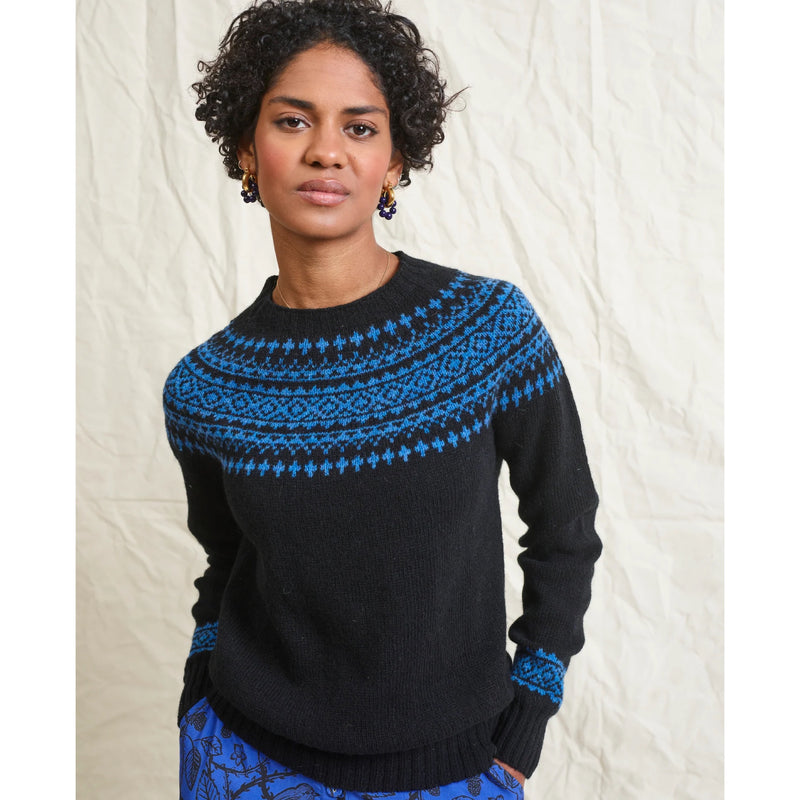 Lowie Snow Black/ Blue Jumper