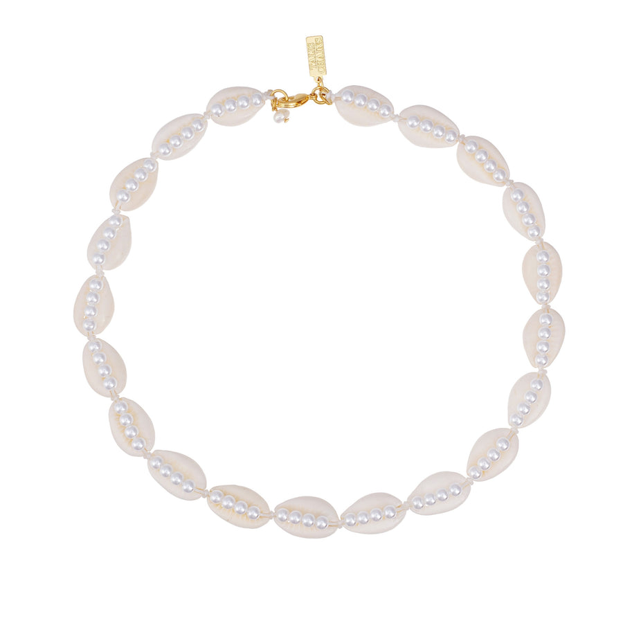 Talis Chains Shell pearl necklace