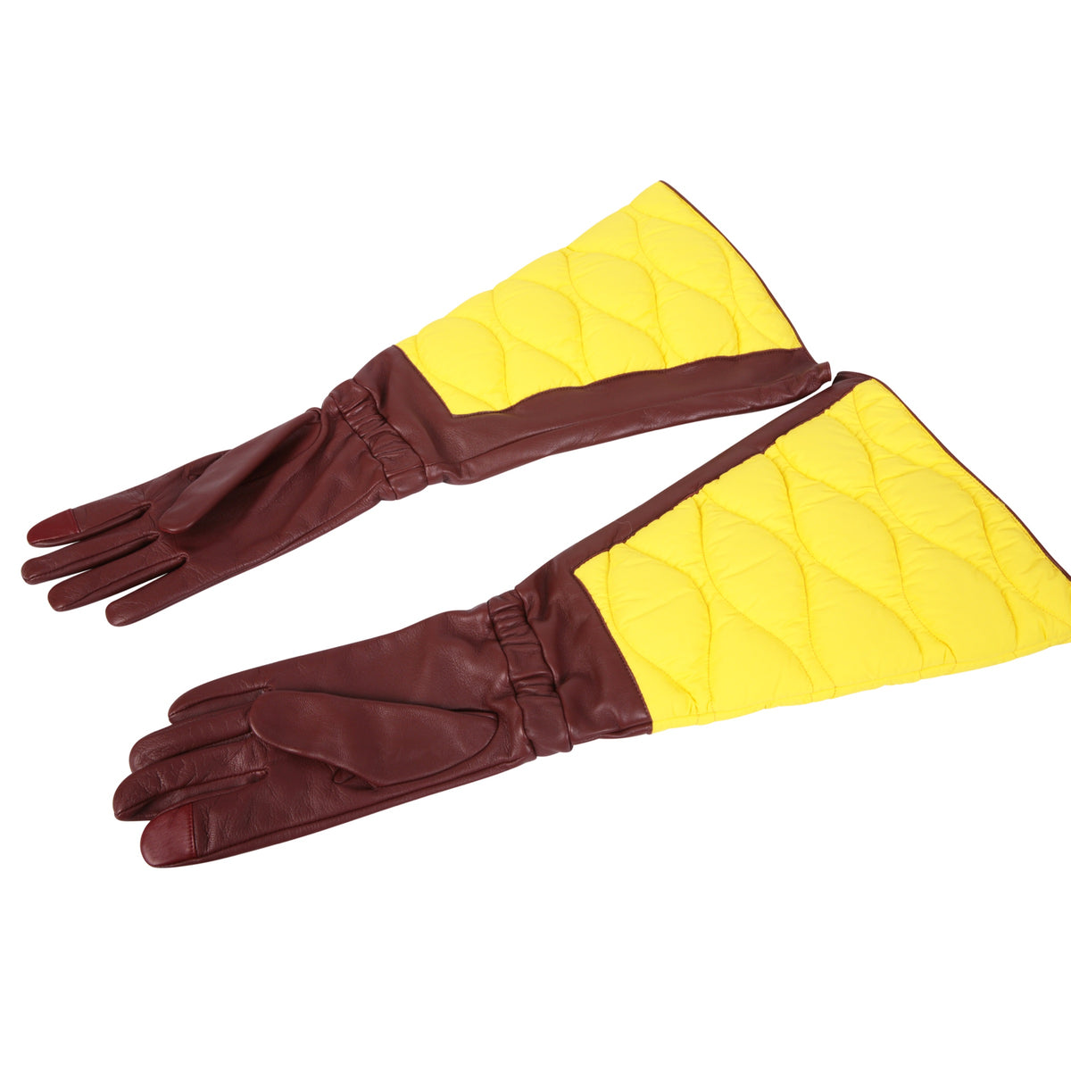 Lambskin Long Glove Burgundy