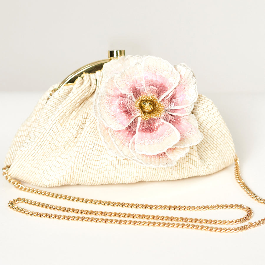 MABE Carrie Clutch Ivory