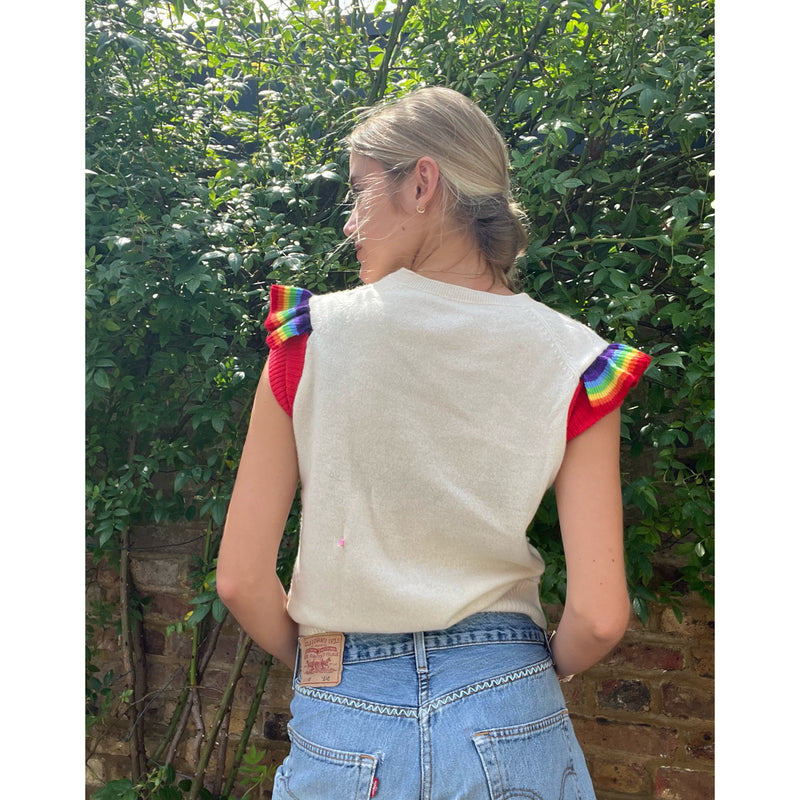 Useless Re-worked Cashmere Frill Top