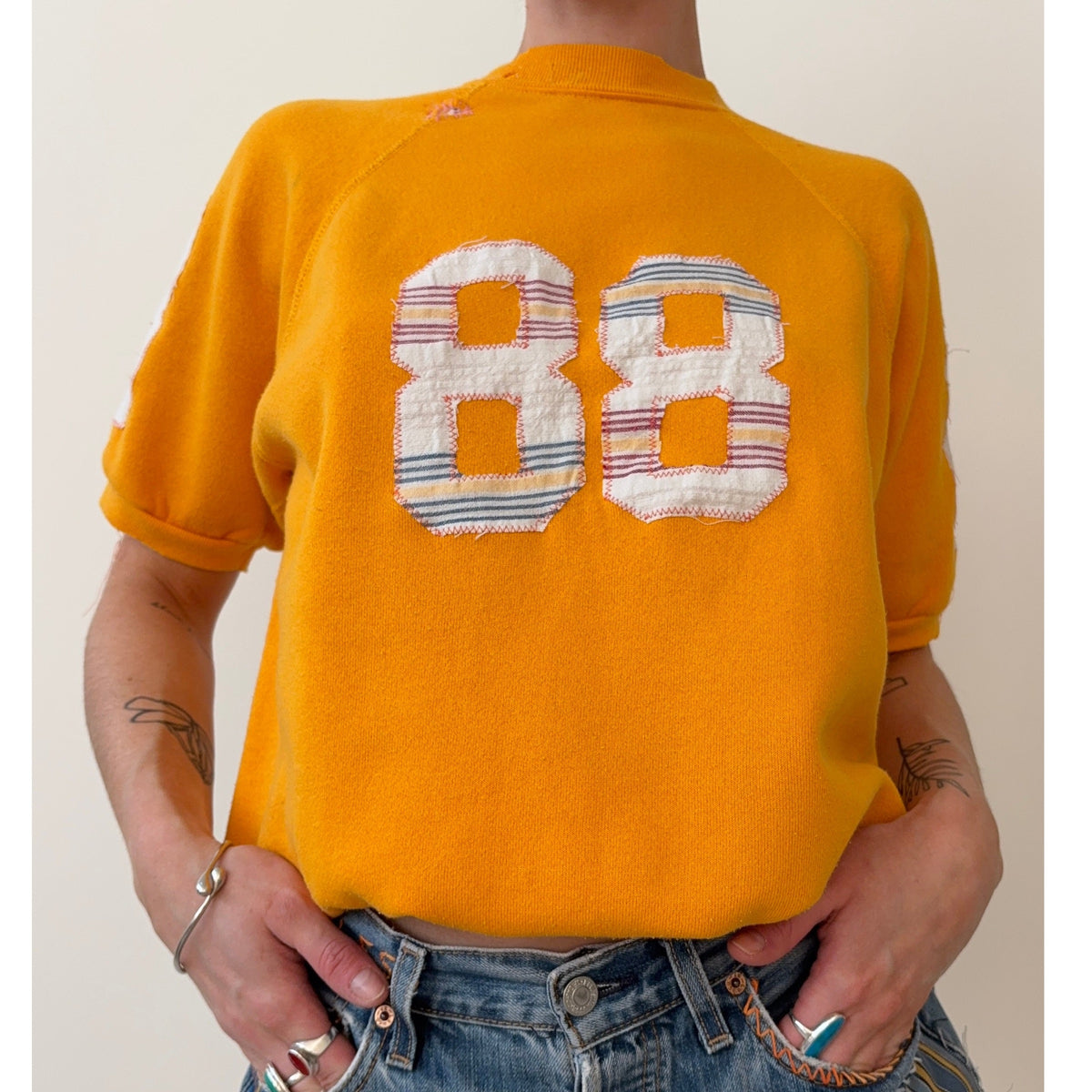 Useless Letterman Short Sleeve Sweat