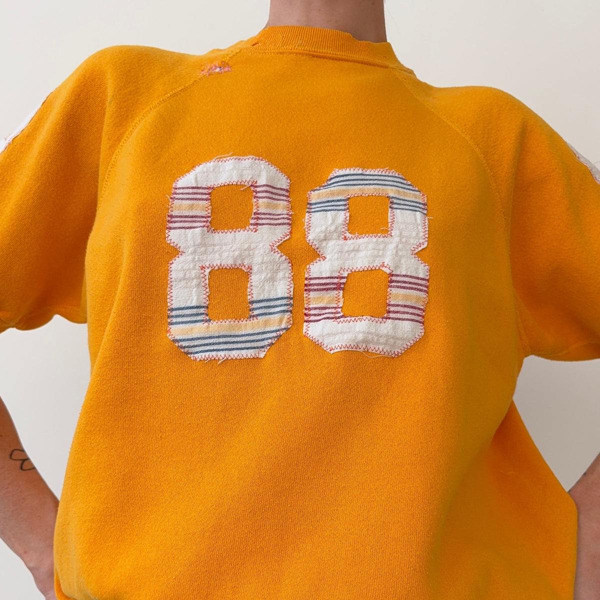 Useless Letterman Short Sleeve Sweat