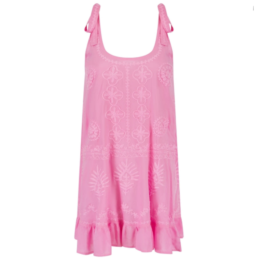 Pranella Remi Slip Dress Pink/Neon Pink