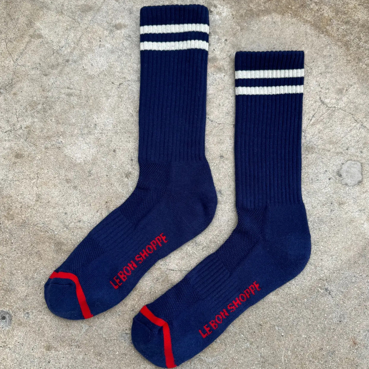 *RESTOCK!* Extended Boyfriend Socks Navy