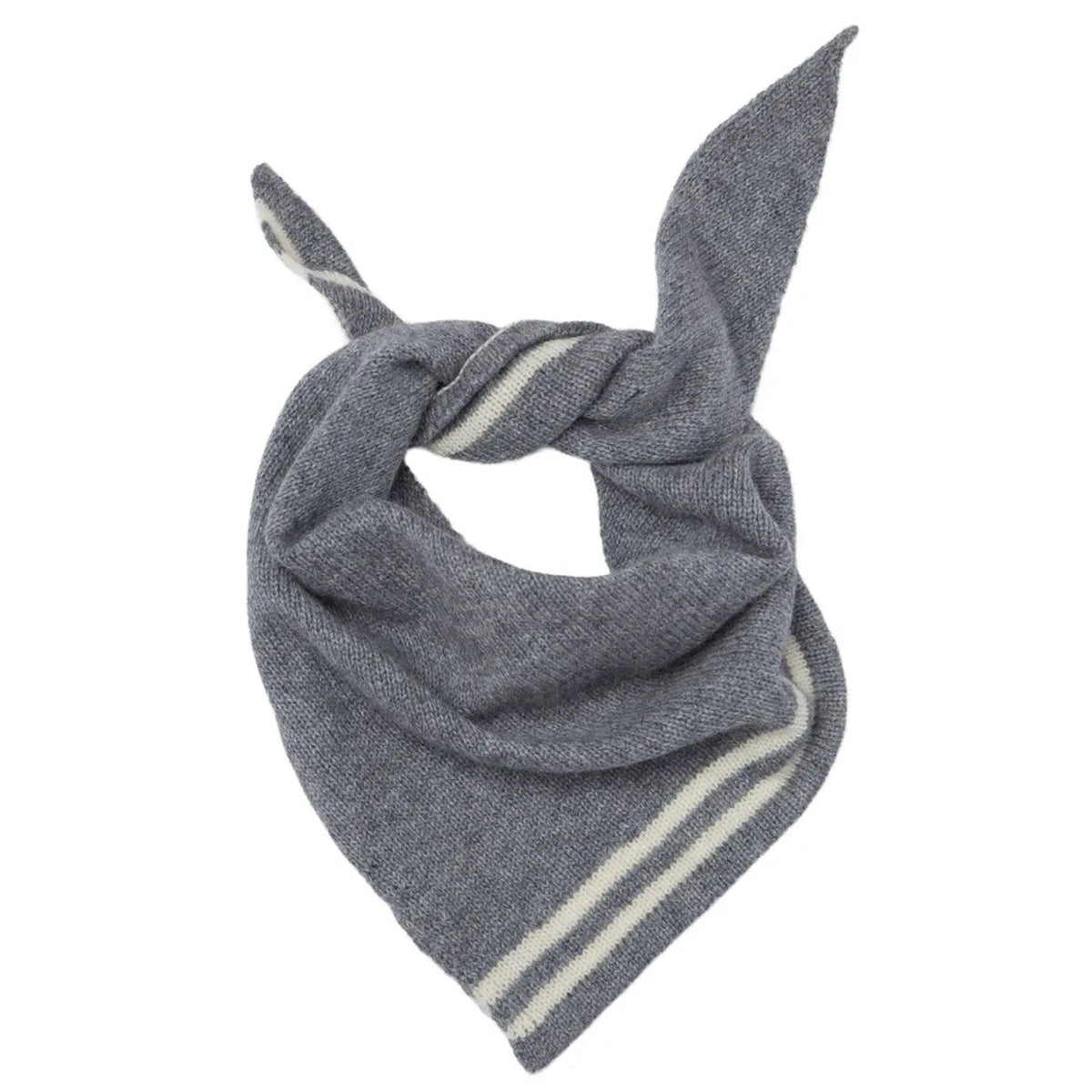*NEW* Cashmere Triangle Neckerchief Grey