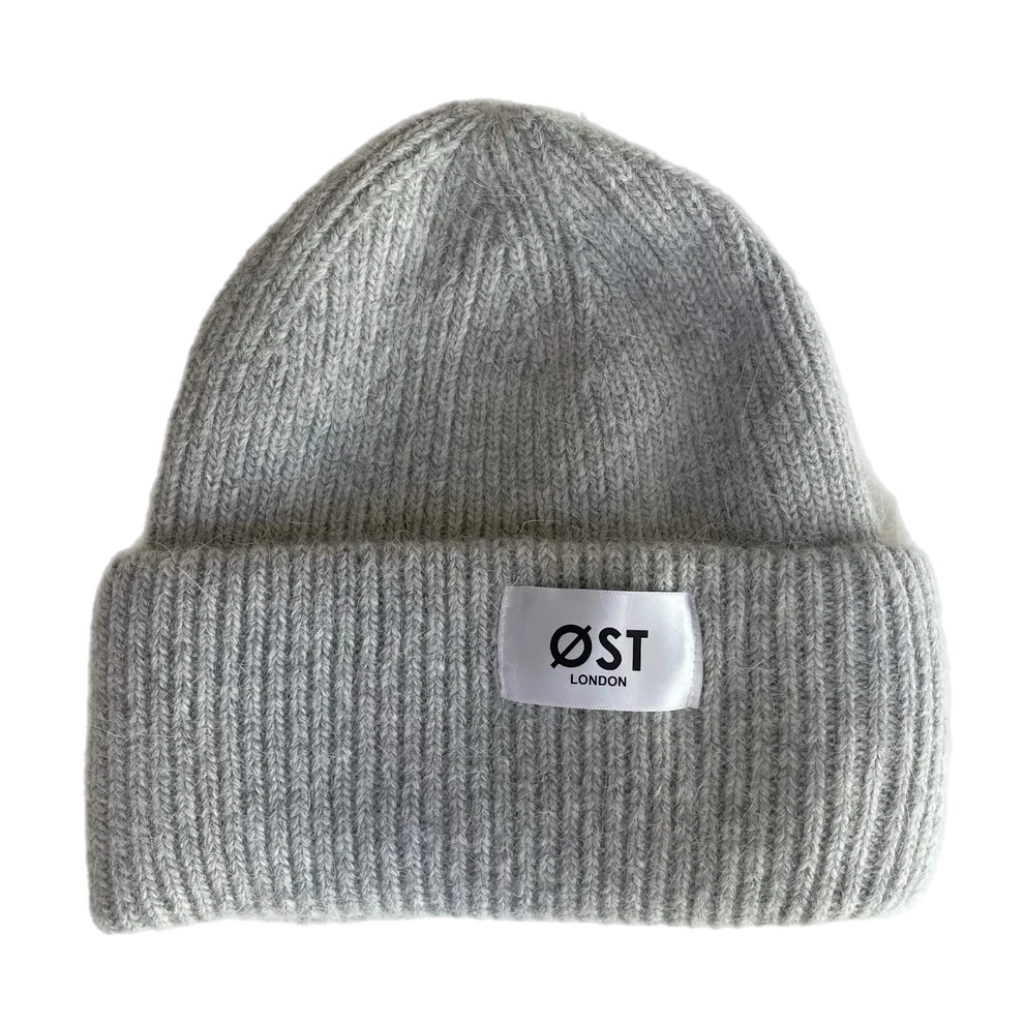 *NEW* Angora Beanie Light Grey