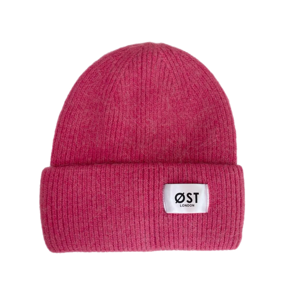 *NEW* Angora Beanie Fuchsia