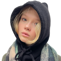 *RESTOCK* Cashmere Balaclava Black