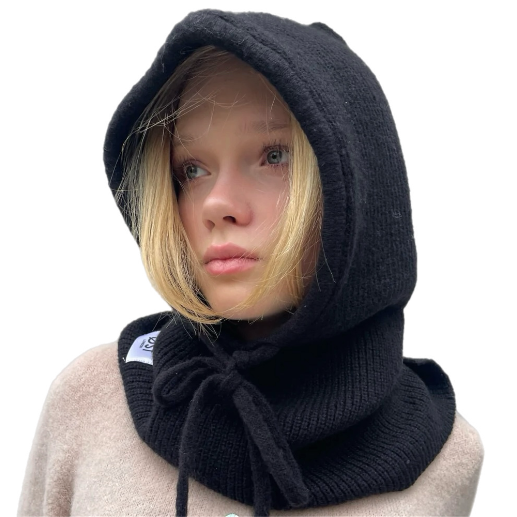 *RESTOCK* Cashmere Balaclava Black