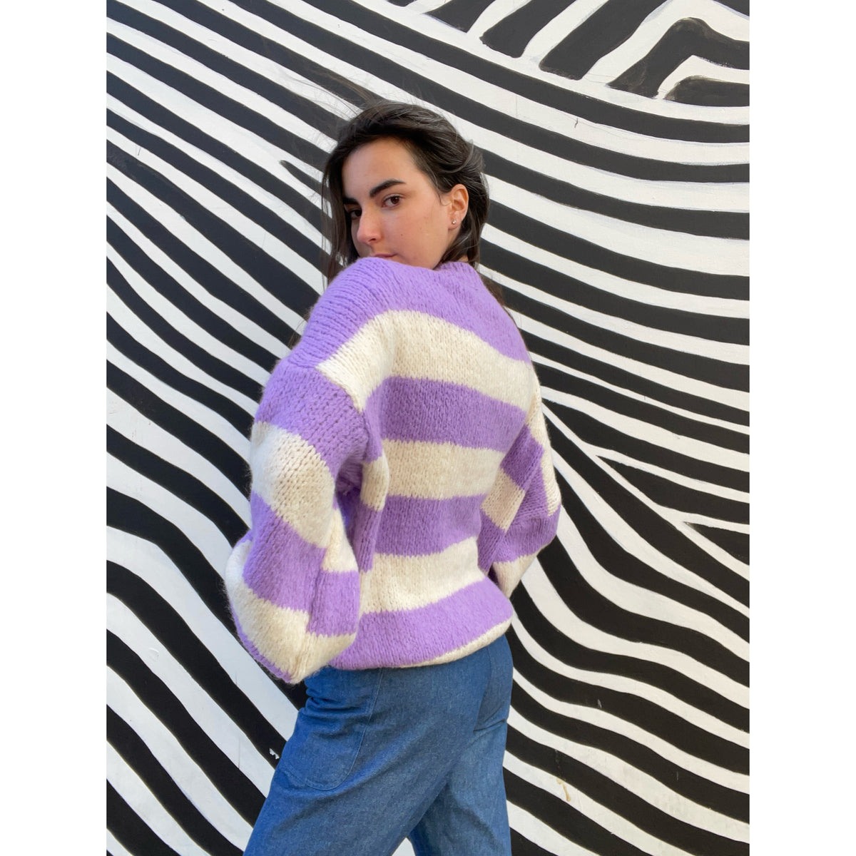 *NEW COLOUR* Lilac Stripe Jumper