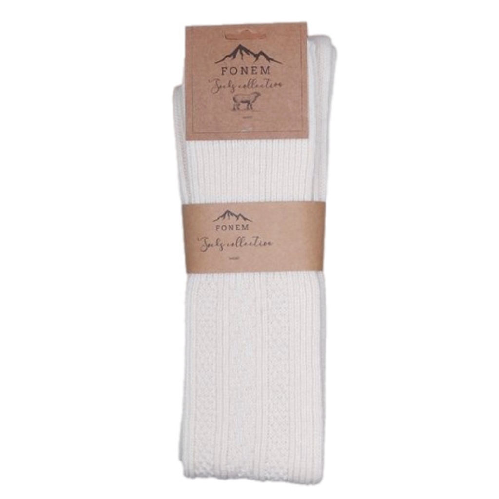 Over The Knee Cream Socks