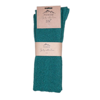 Over The Knee Emerald Green Socks