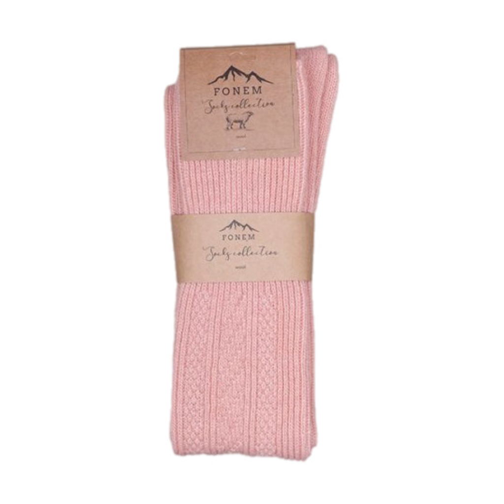 Over The Knee Ballet Pink Socks