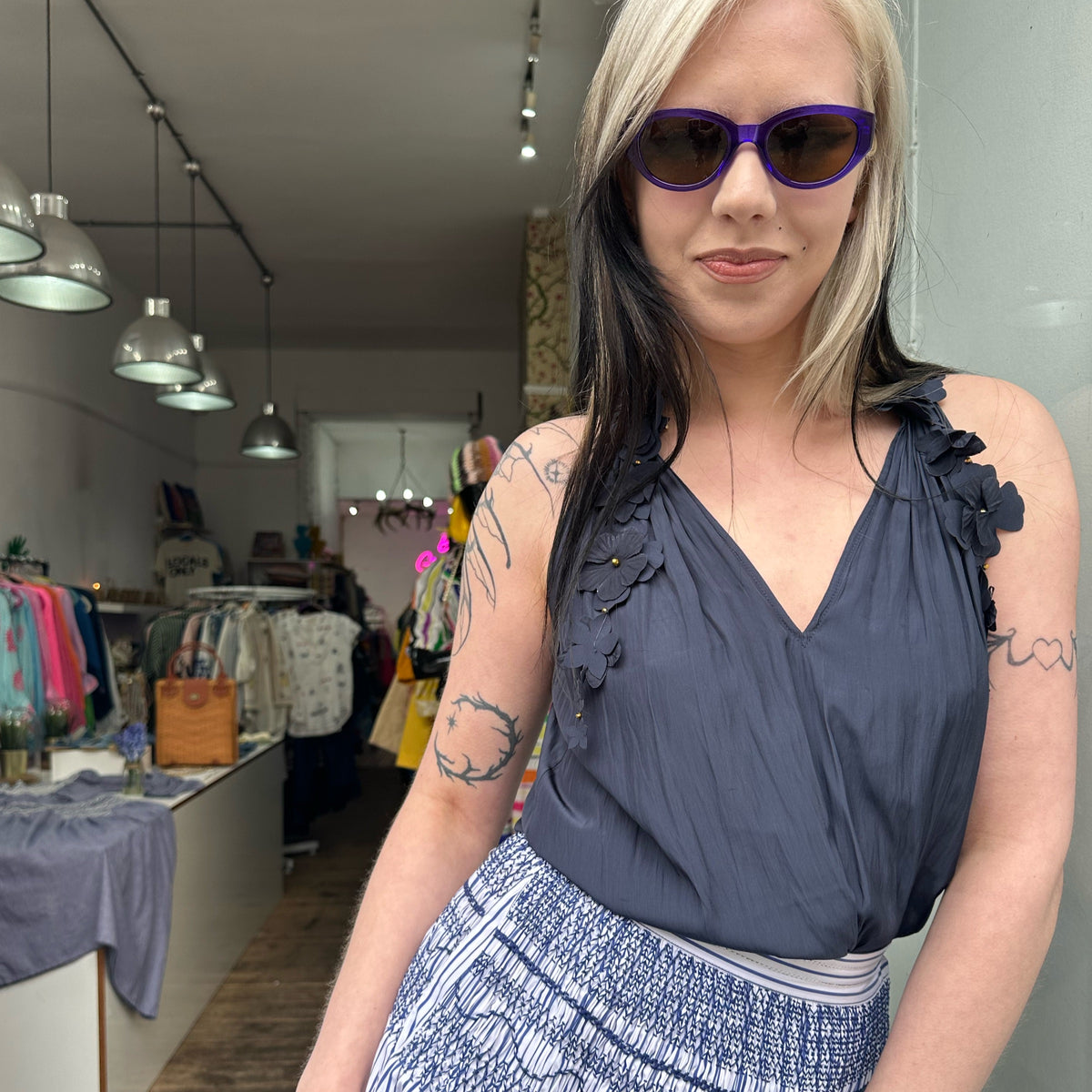 Ramy Brook Cameron Navy