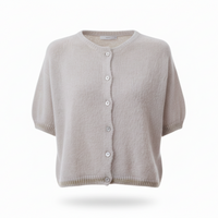 *NEW STYLE* Beige Short Sleeve Cardi
