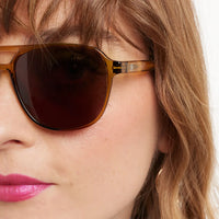 *NEW* Barner Sunglasses Brad Glossy Ecru Olive