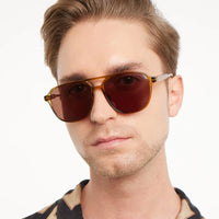 *NEW* Barner Sunglasses Brad Glossy Ecru Olive