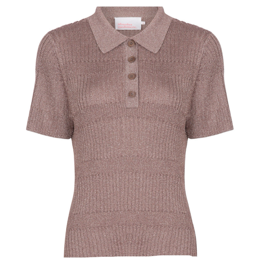 *NEW* Absolut Gold Glitter Polo Knit