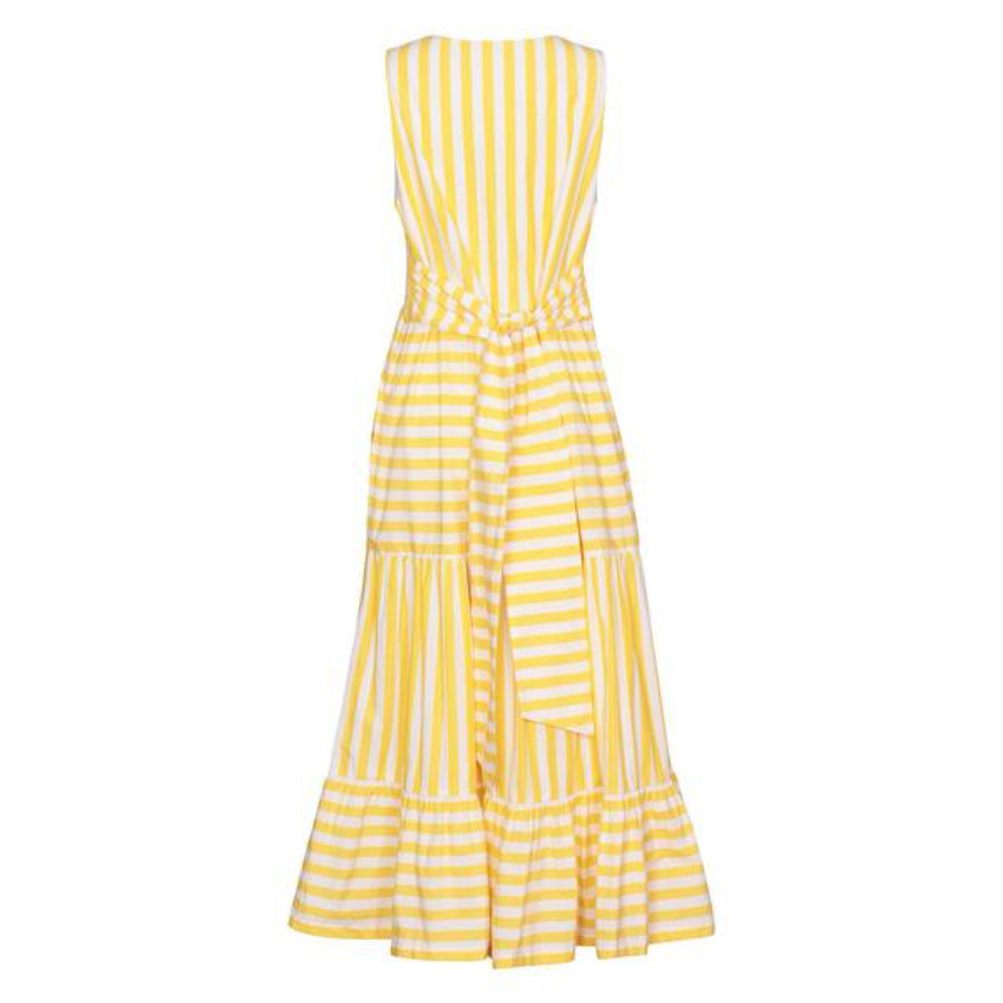 Anouk Grewal Yellow Stripe Dress