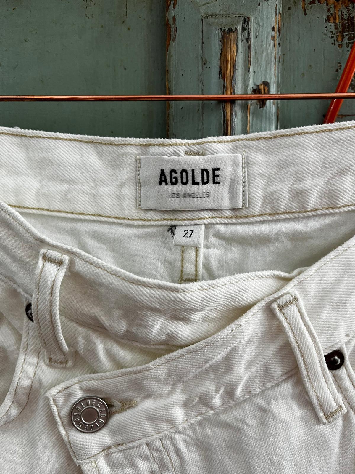 Criss Cross Jeans Off White
