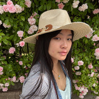 *NEW STYLE* Foldable Sun Hat Natural/White