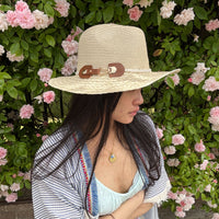 *NEW STYLE* Foldable Sun Hat Natural/White