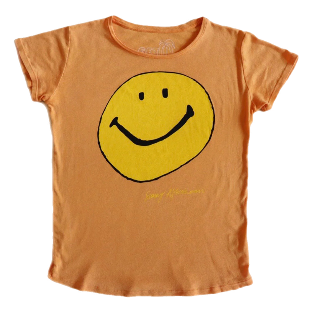Sunny Afternoon Orange Logo T Shirt