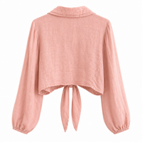 Balloon Sleeve Shirt/Shrug Desert Rose