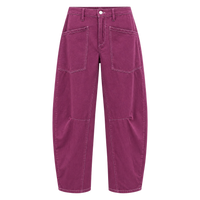 *AW26* Overdyed Barrel Workwear Plum Lightweight