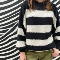 *NEW COLOUR* Black Stripe Jumper