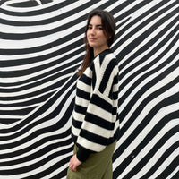 *NEW COLOUR* Black Stripe Jumper