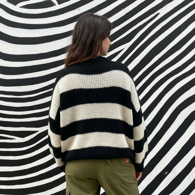 *NEW COLOUR* Black Stripe Jumper