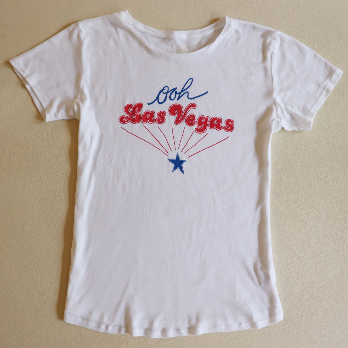 Get It On Ooh Las Vegas White T