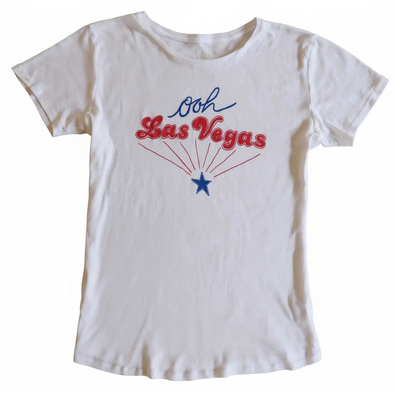 Ooh Las Vegas White T