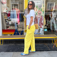Reiko Capri Trouser Lemon