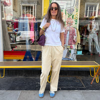 Reiko Capri Trouser Sand
