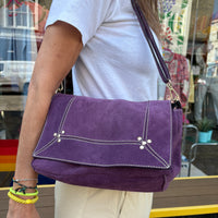 Suede Handbag
