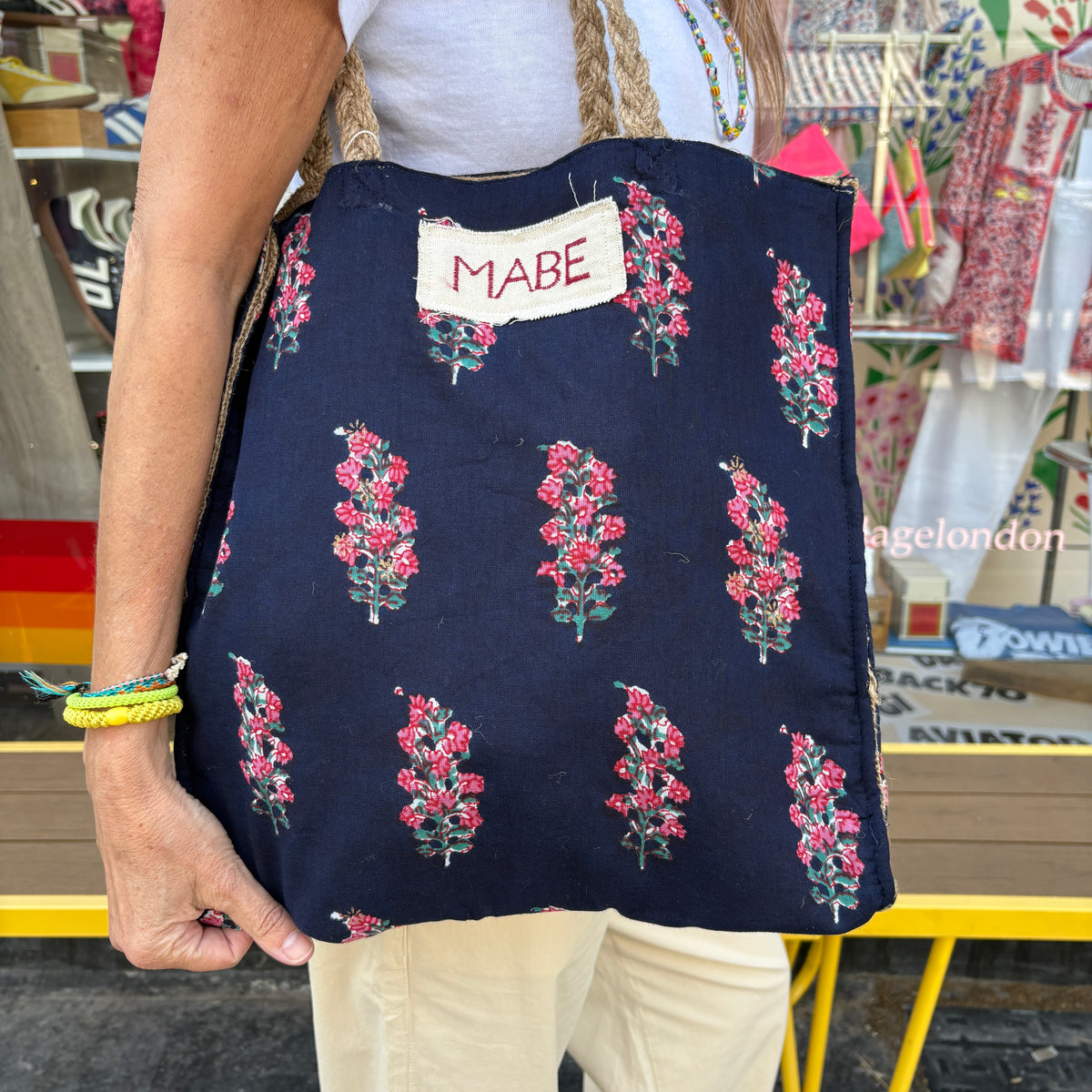 MABE Blockprint Tote