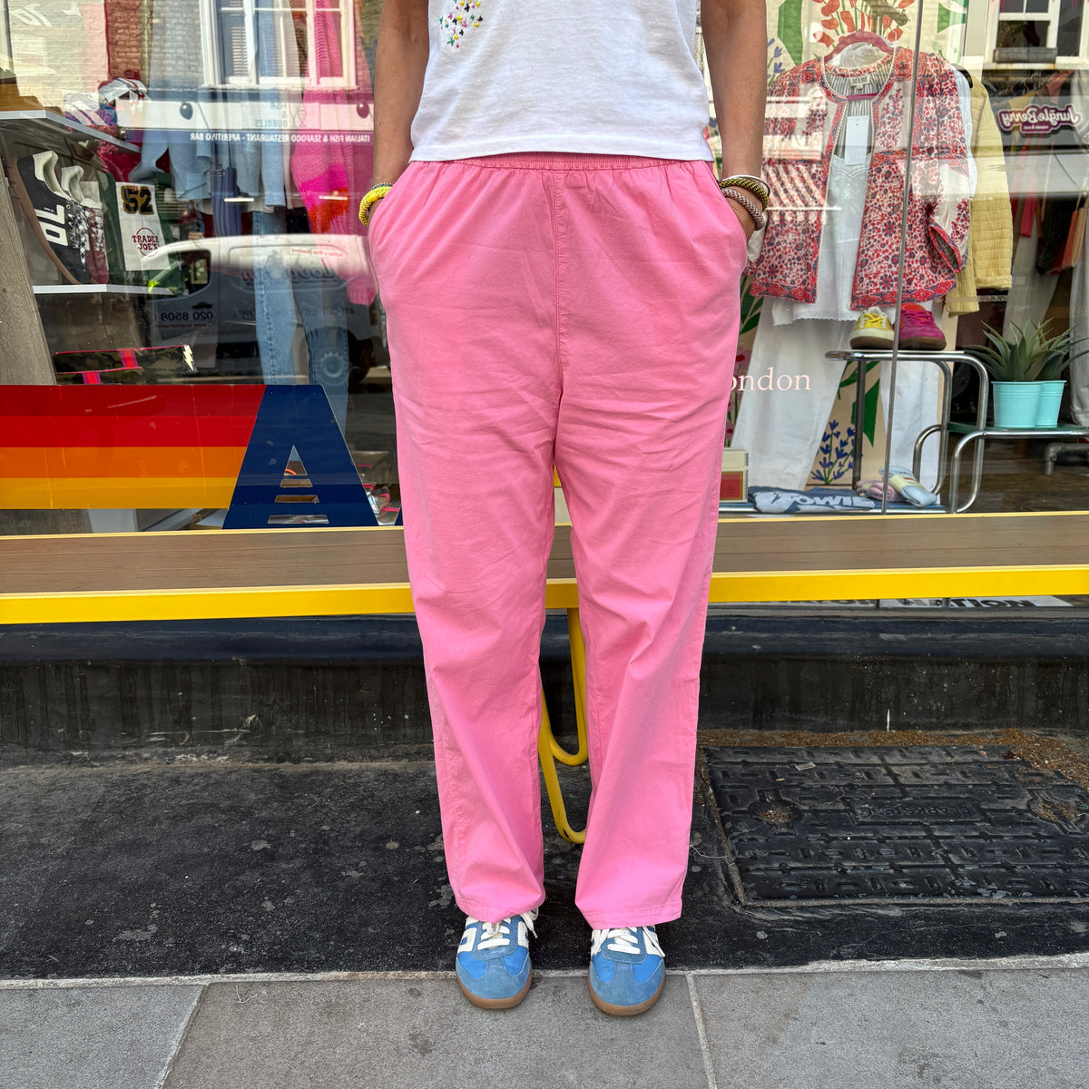Reiko Capri Trouser Pink