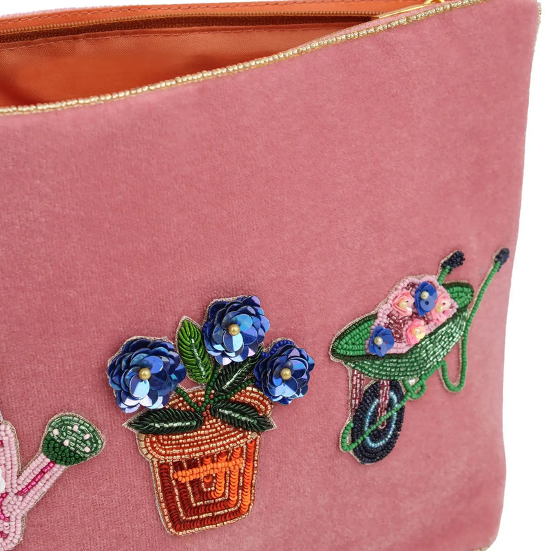 *NEW* Pink Garden Large Pouch