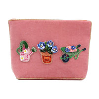 *NEW* Pink Garden Large Pouch