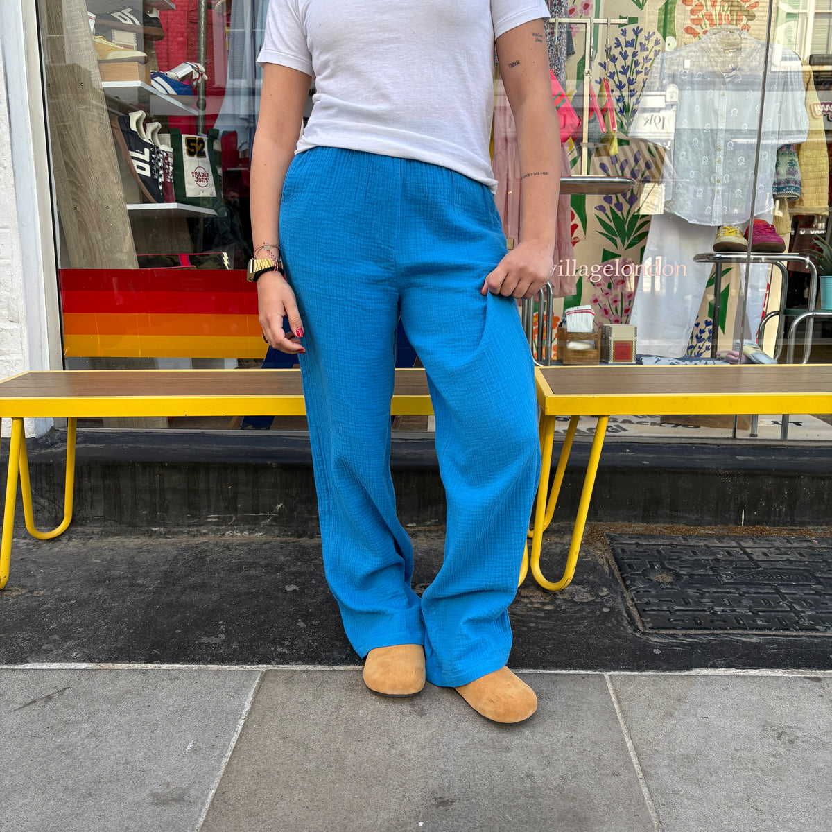 FRNCH Aymie Trouser Electric blue
