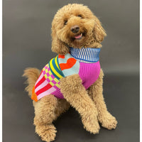 Pattern Patch Dog Jumper Candy