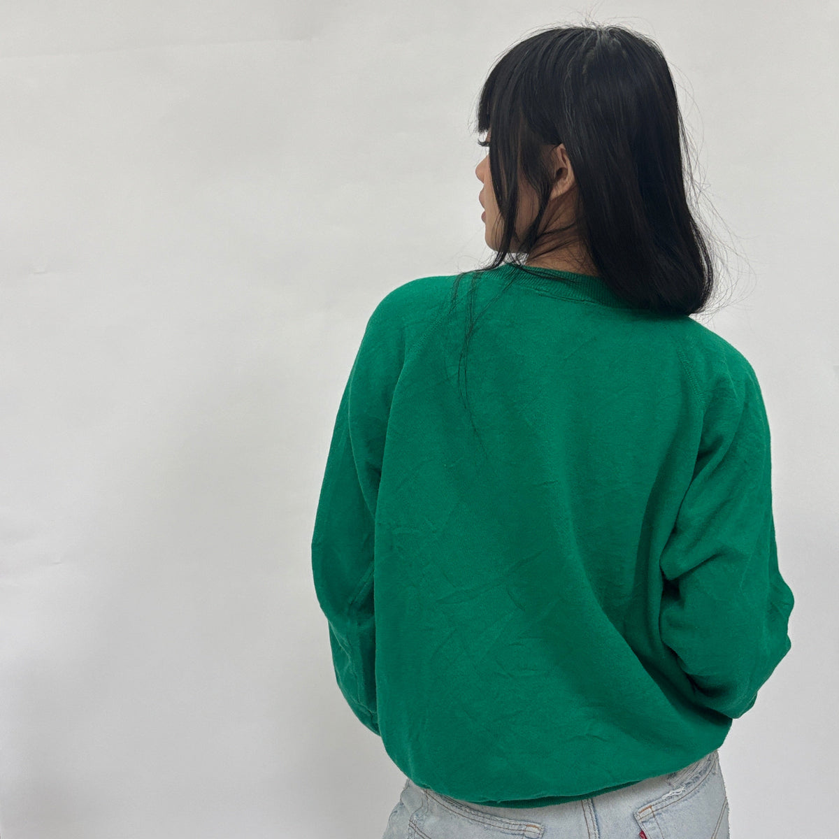 Useless Green Stripe Sweatshirt