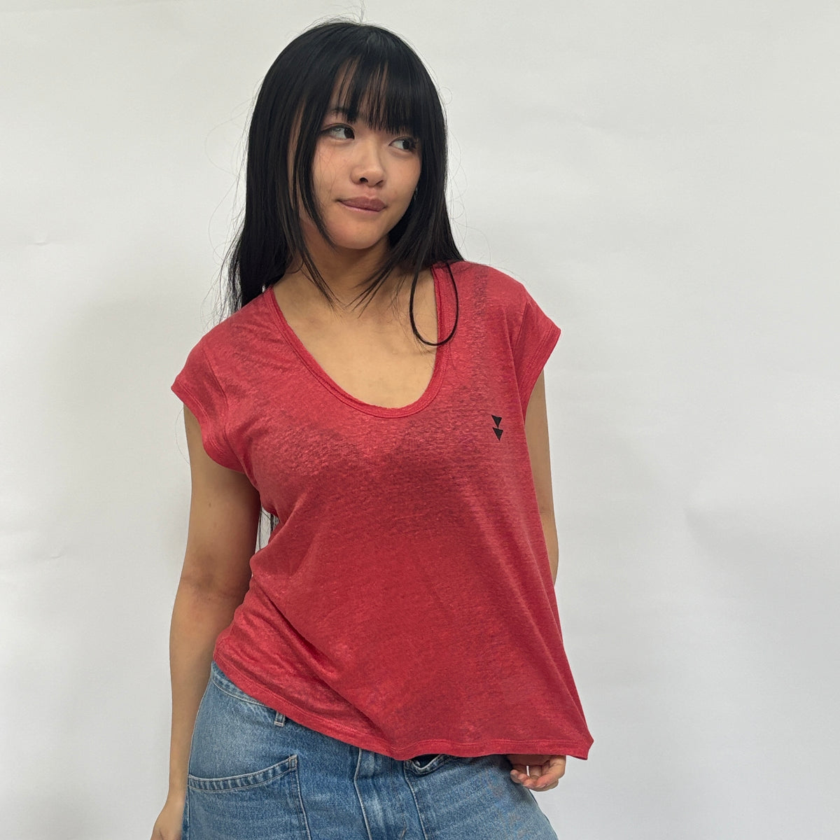 *NEW* Coral Linen T-Shirt
