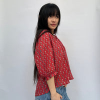 *LANDED* Ari Short Sleeve Top Red