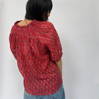 *LANDED* Ari Short Sleeve Top Red
