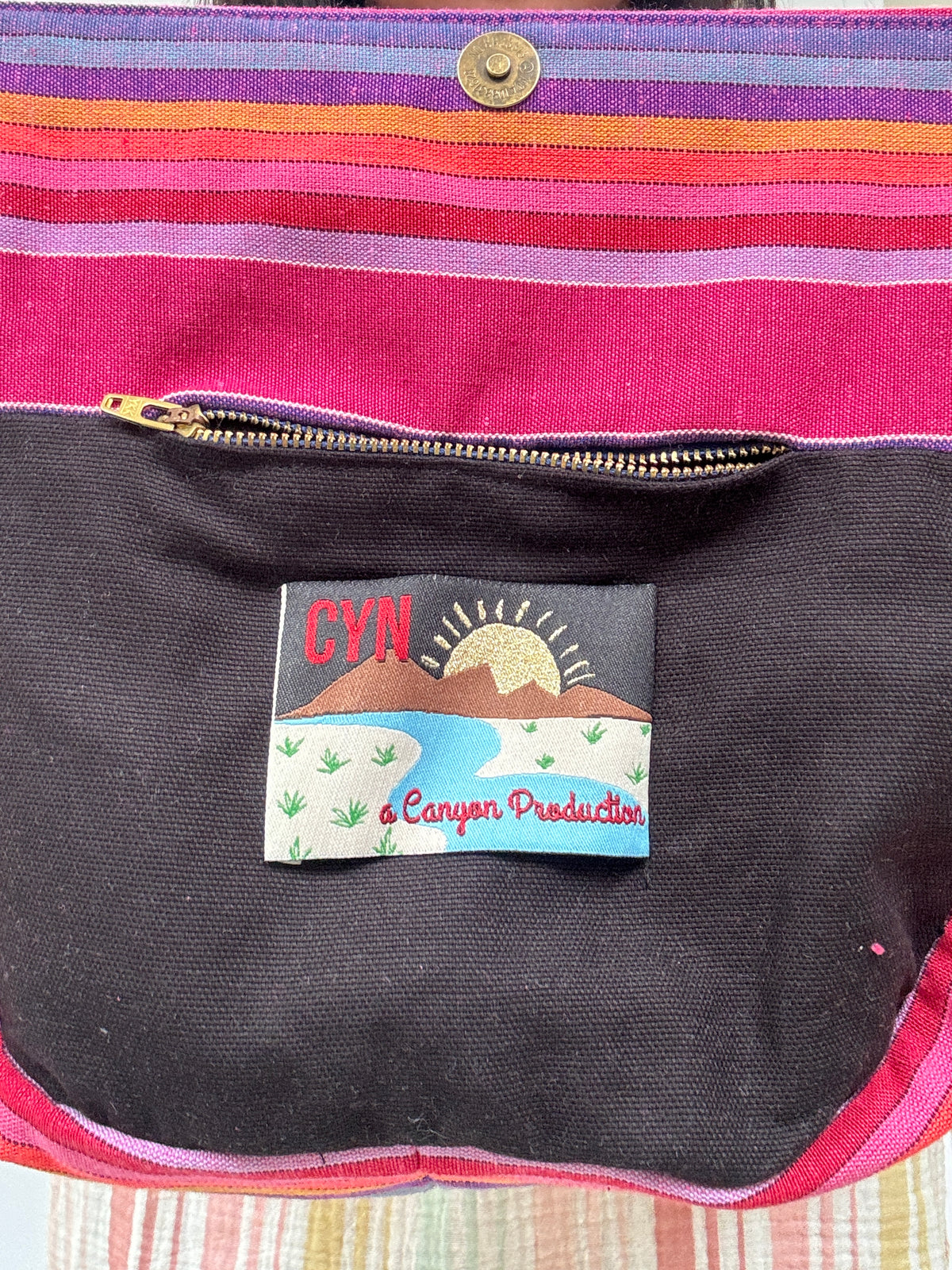 *NEW* Stripe Sling Bag Pink